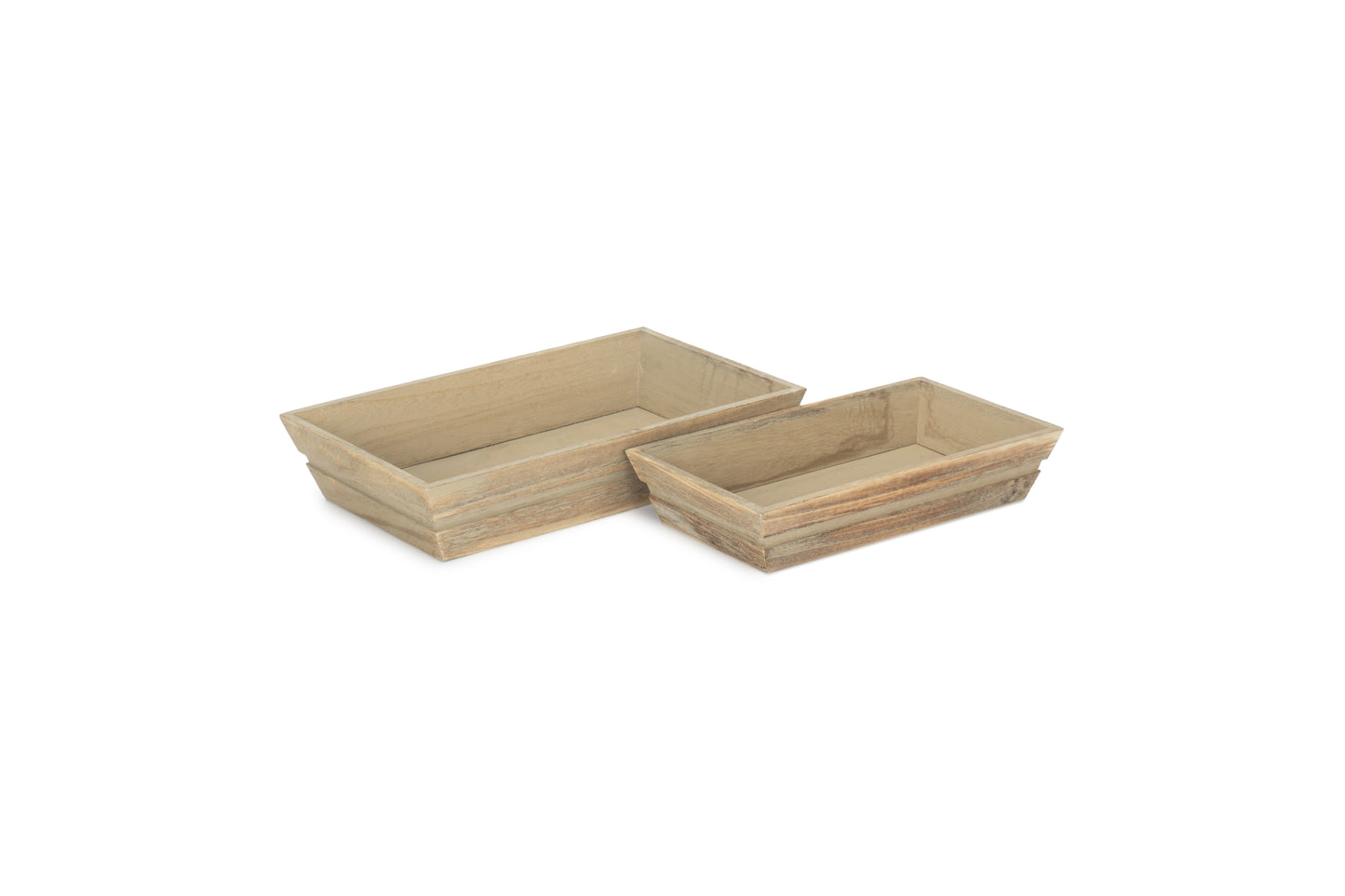 Wooden Packing Tray Set 2