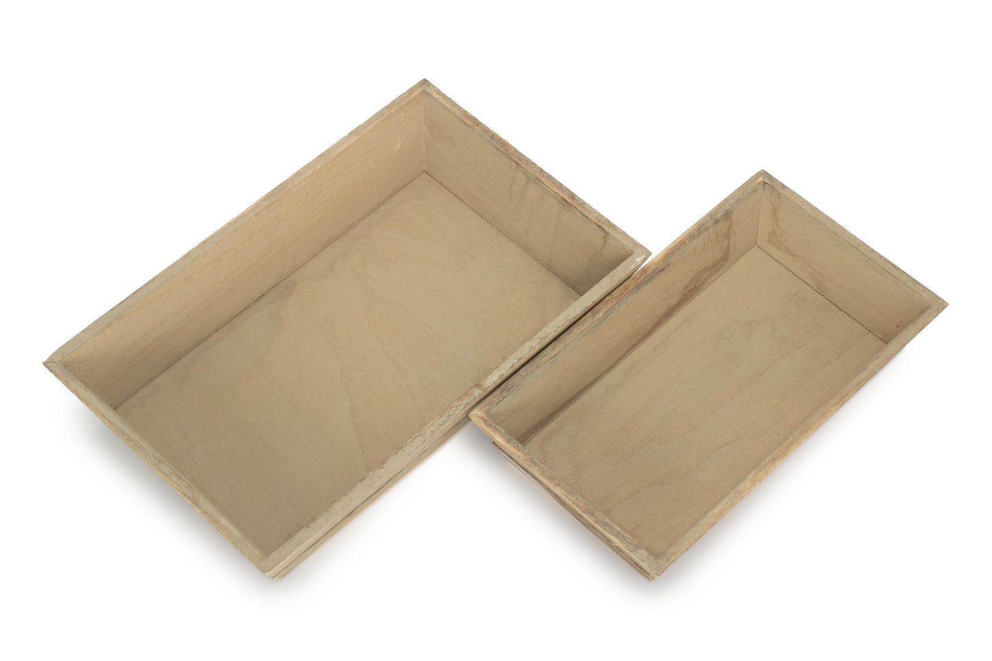 Wooden Packing Tray Set 2
