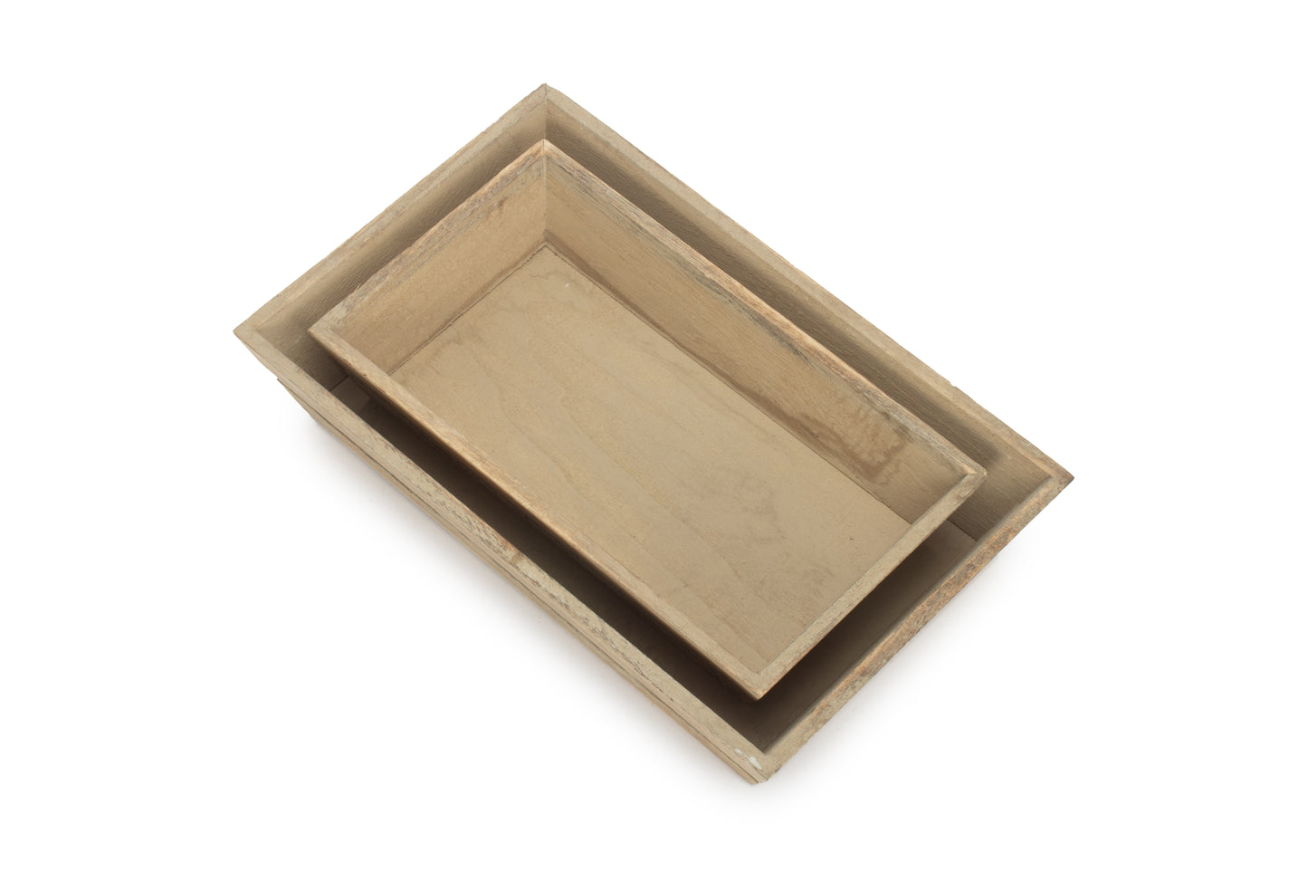 Wooden Packing Tray Set 2