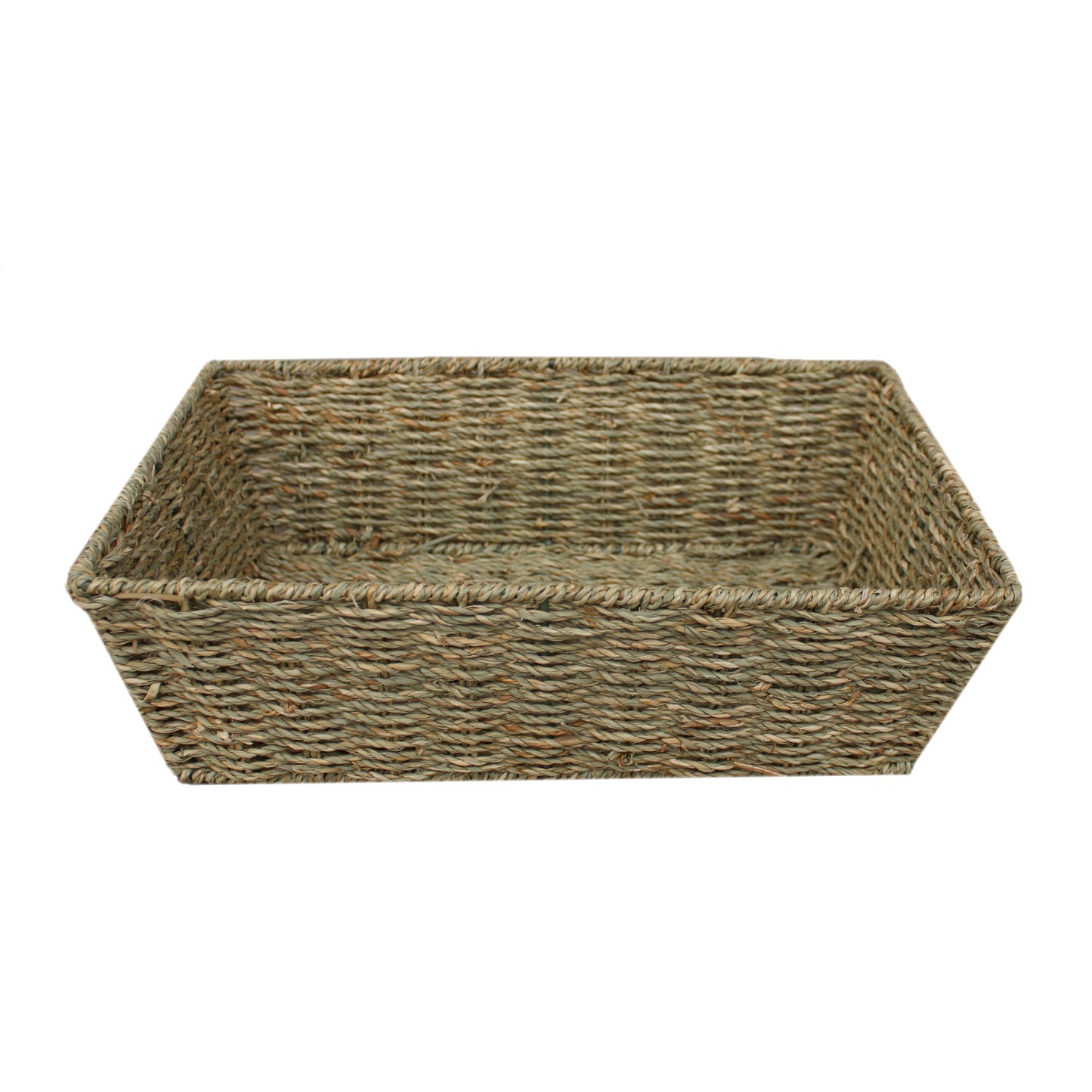 Large Tapered Seagrass Tray Basket