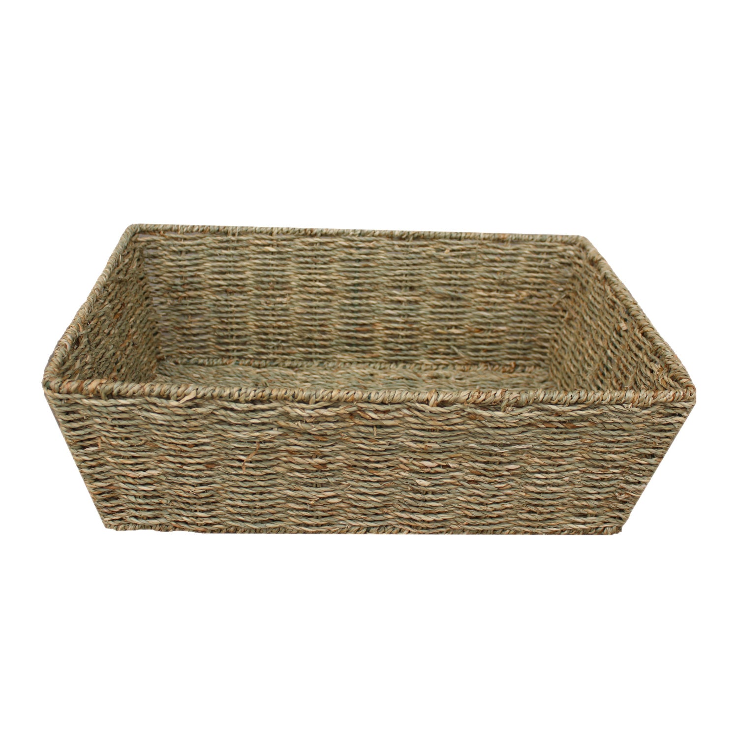 Extra Large Tapered Seagrass Tray Basket