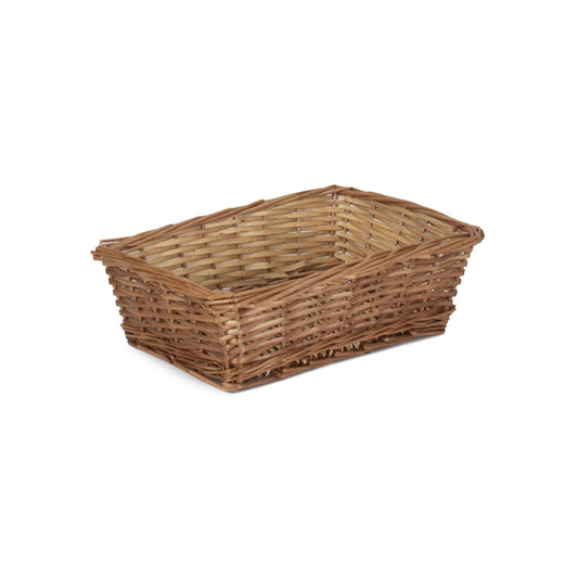 Large Tapered Split Willow Tray Basket