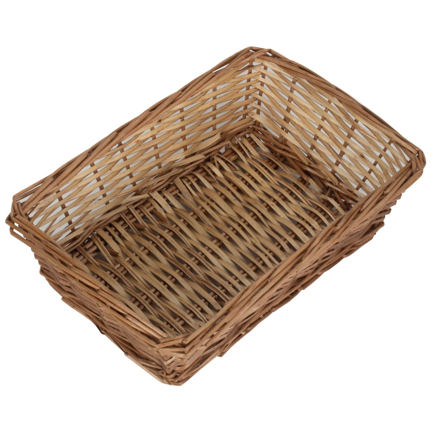 Large Tapered Split Willow Tray Basket
