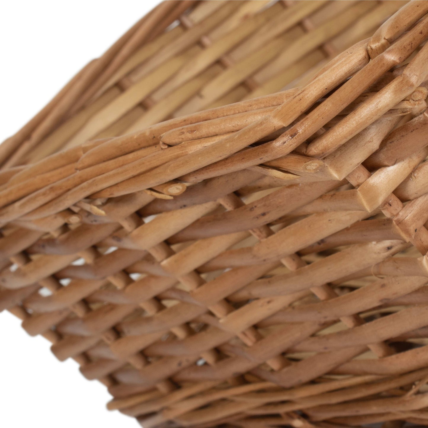 Large Tapered Split Willow Tray Basket