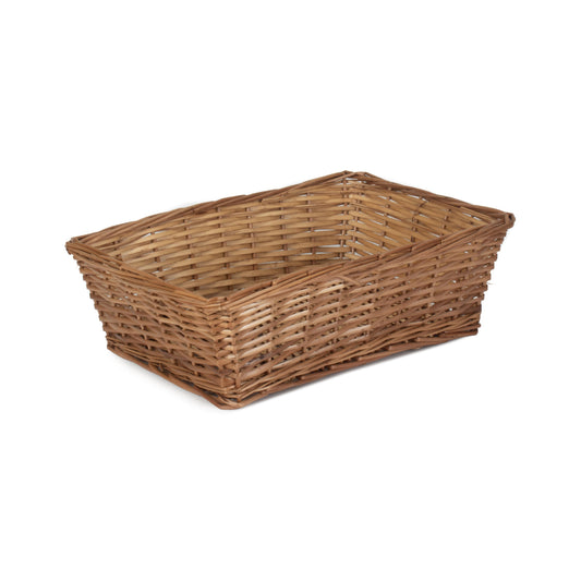 Extra Large Tapered Split Willow Tray Basket