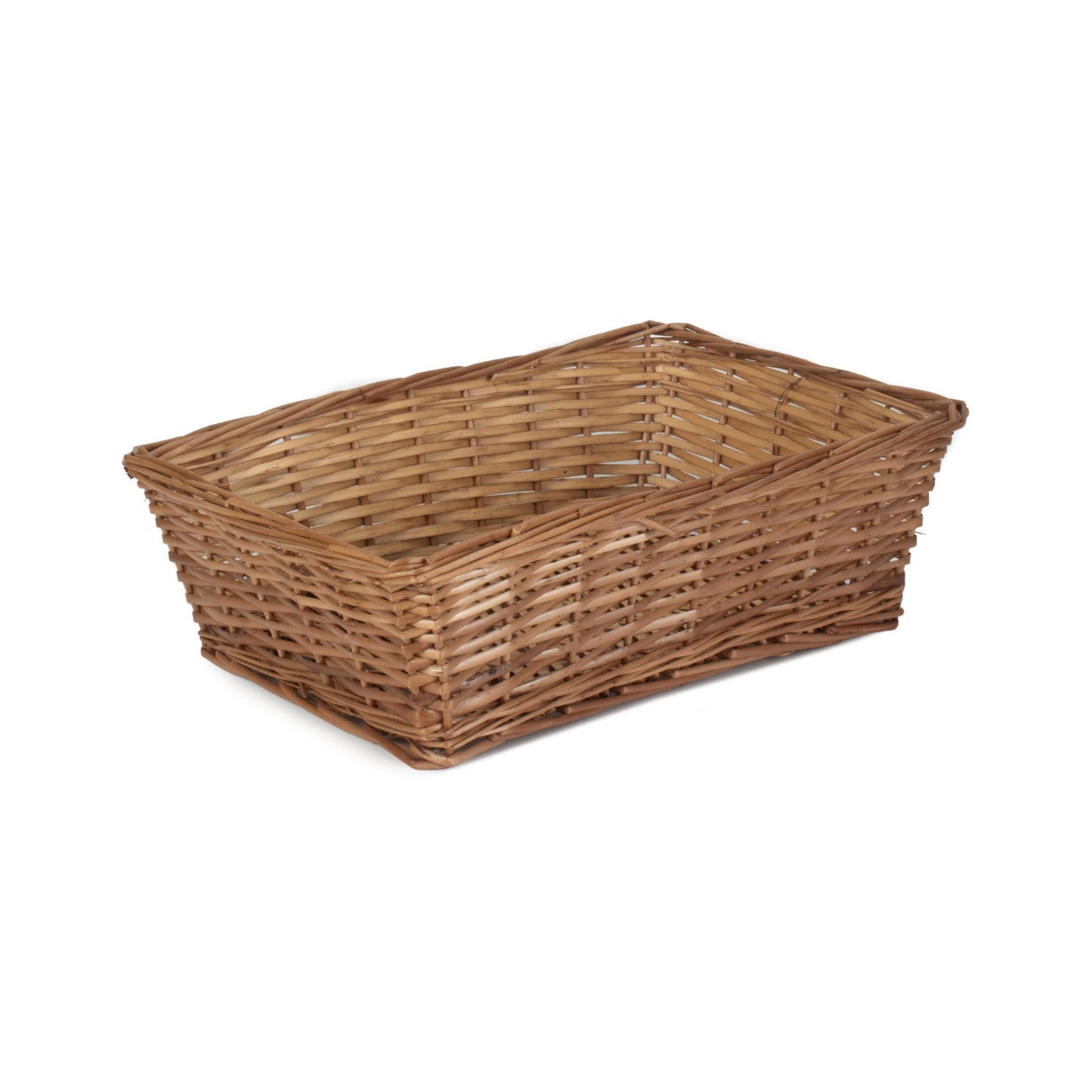 Extra Large Tapered Split Willow Tray Basket