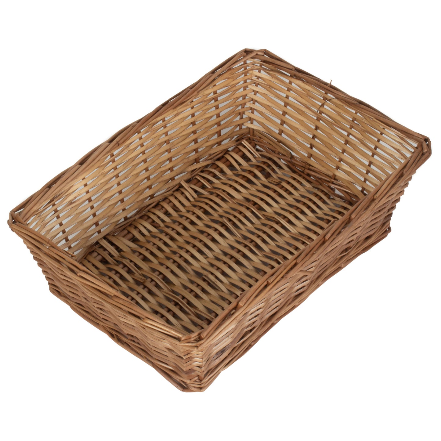 Extra Large Tapered Split Willow Tray Basket