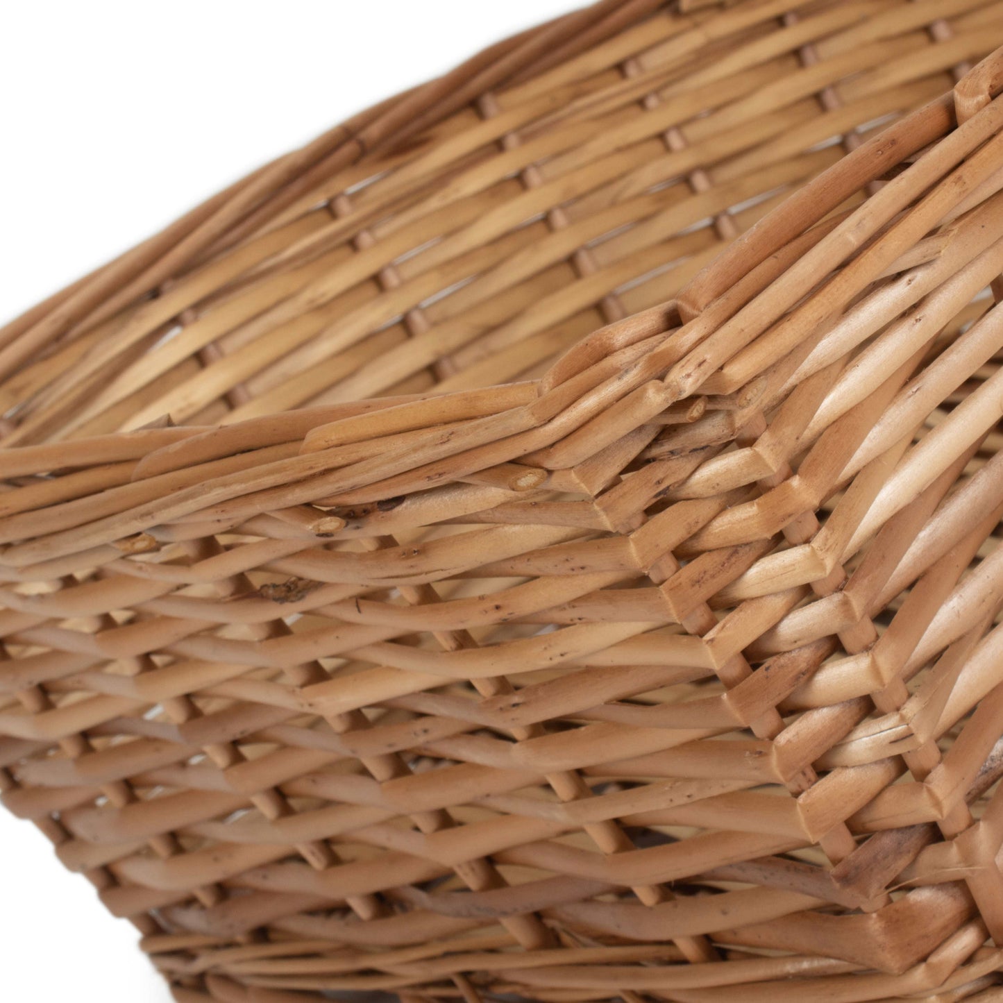 Extra Large Tapered Split Willow Tray Basket