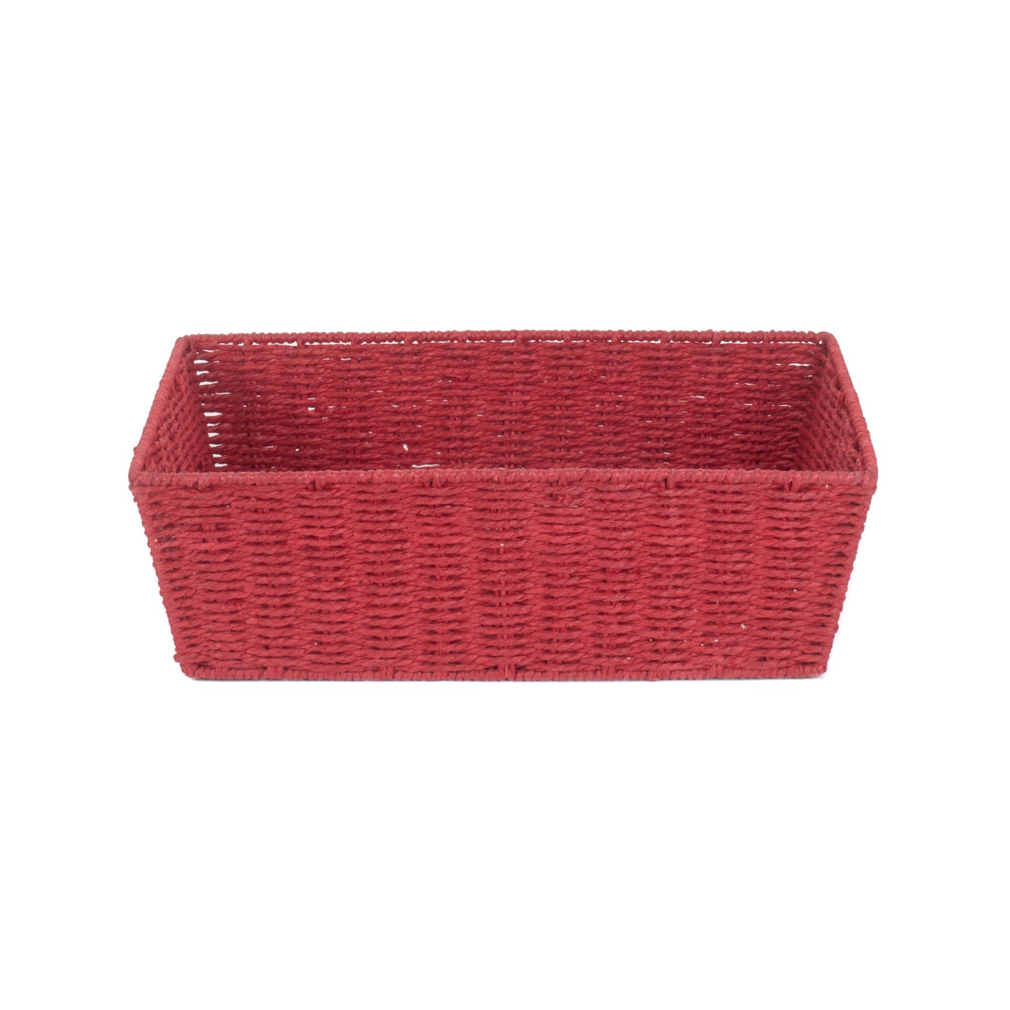 Extra Large Red Paper Rope Tray Basket