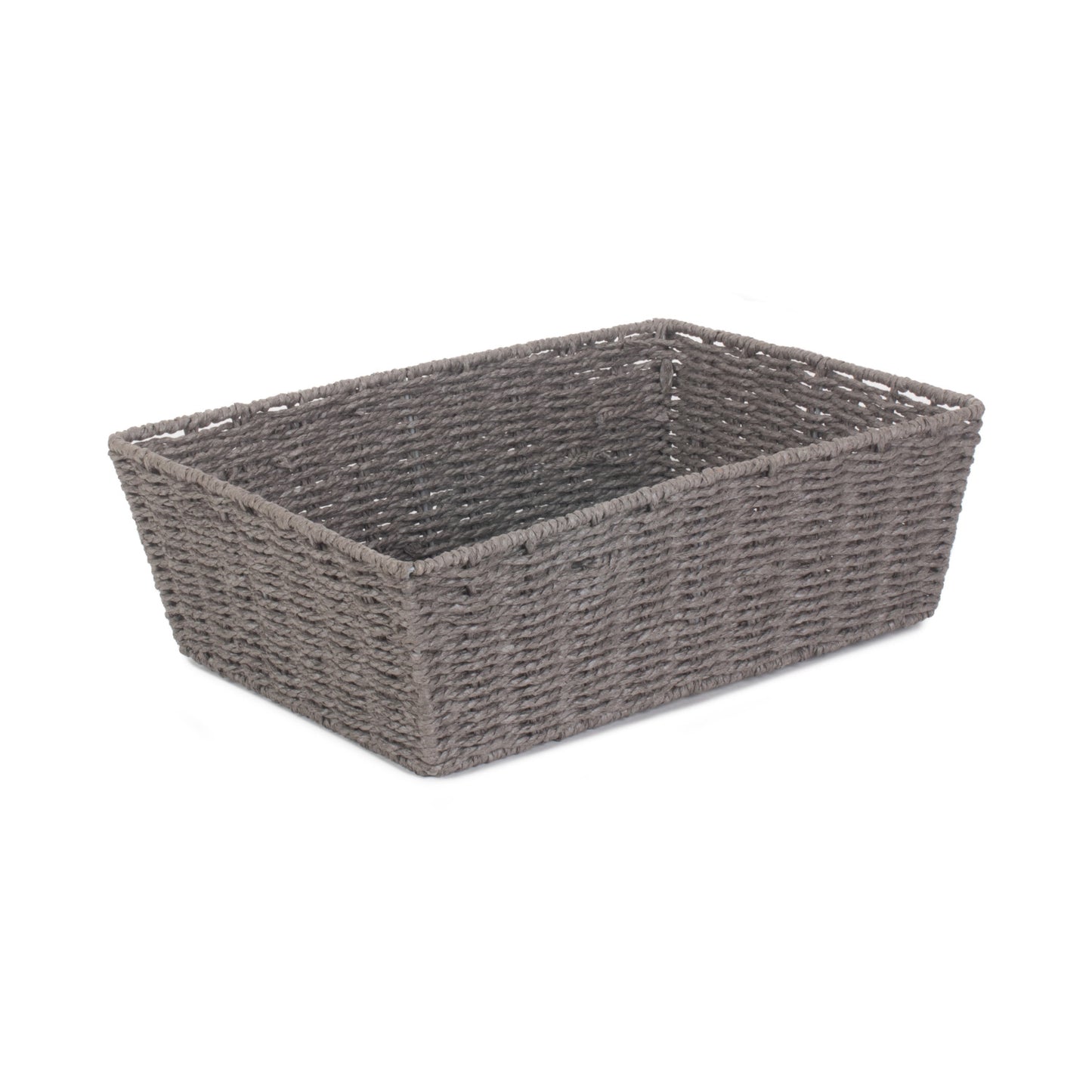 Extra Large Grey Paper Rope Tray Basket