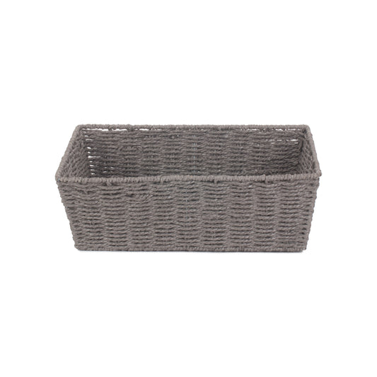 Extra Large Grey Paper Rope Tray Basket