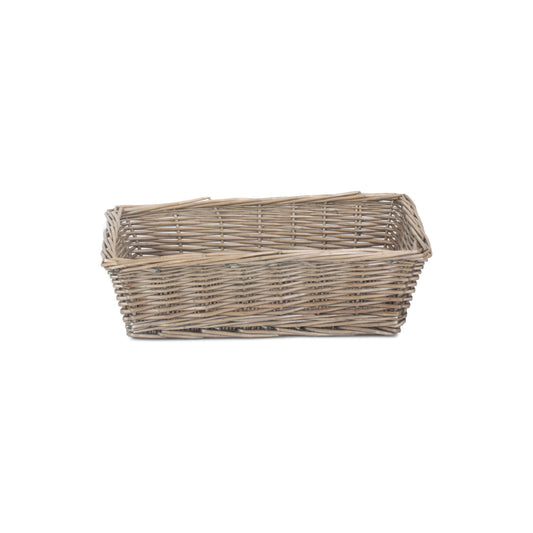 Large Antique Wash Tapered Tray Basket