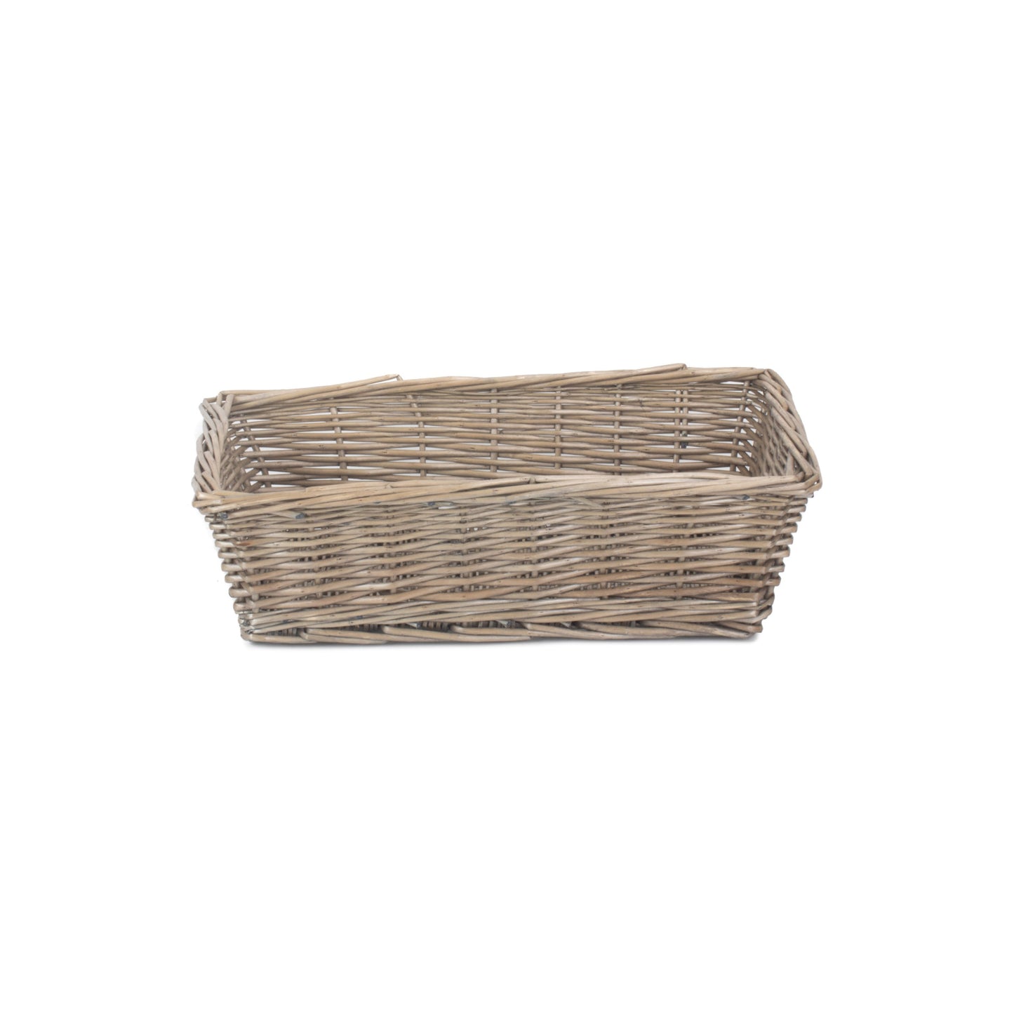 Large Antique Wash Tapered Tray Basket