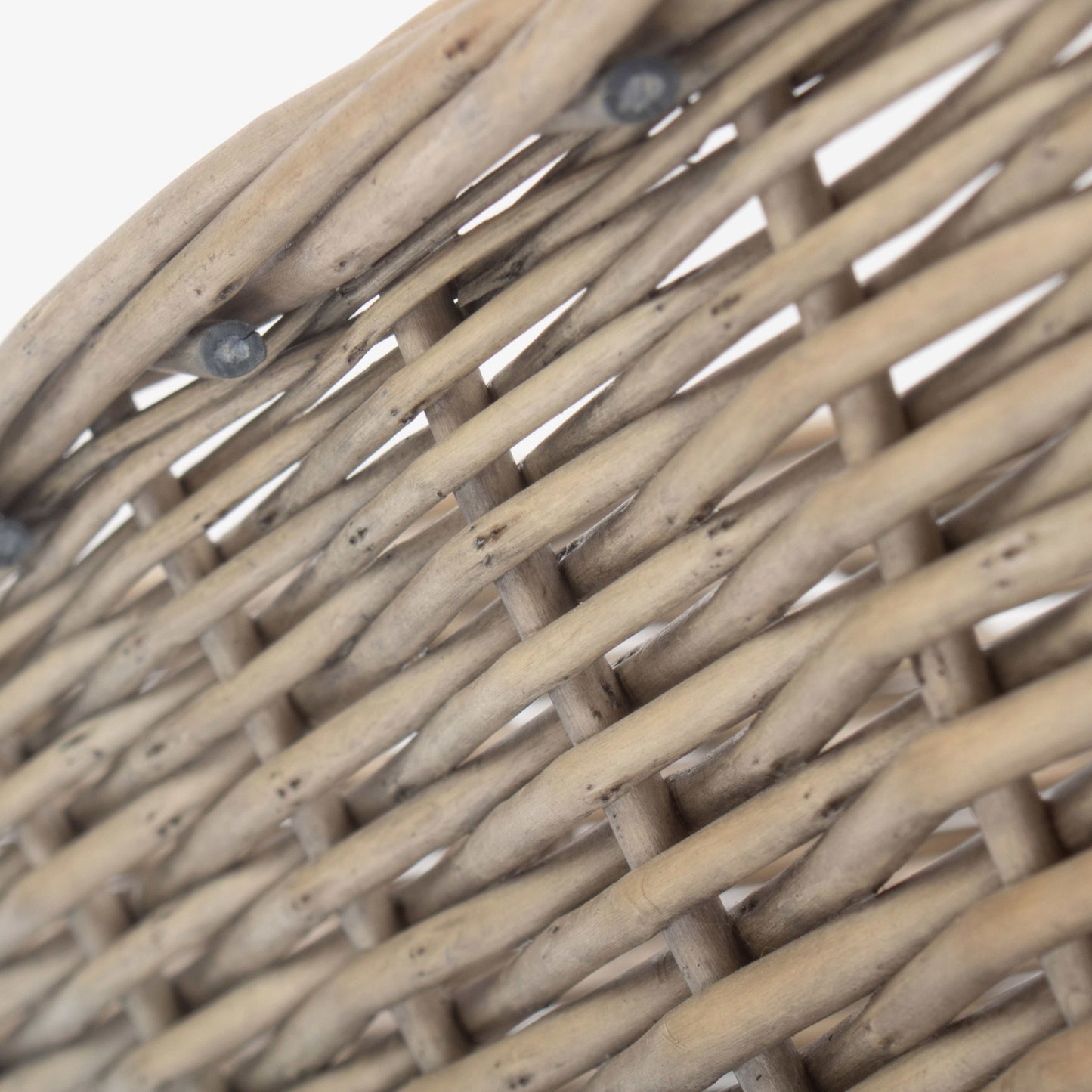 Large Antique Wash Tapered Tray Basket