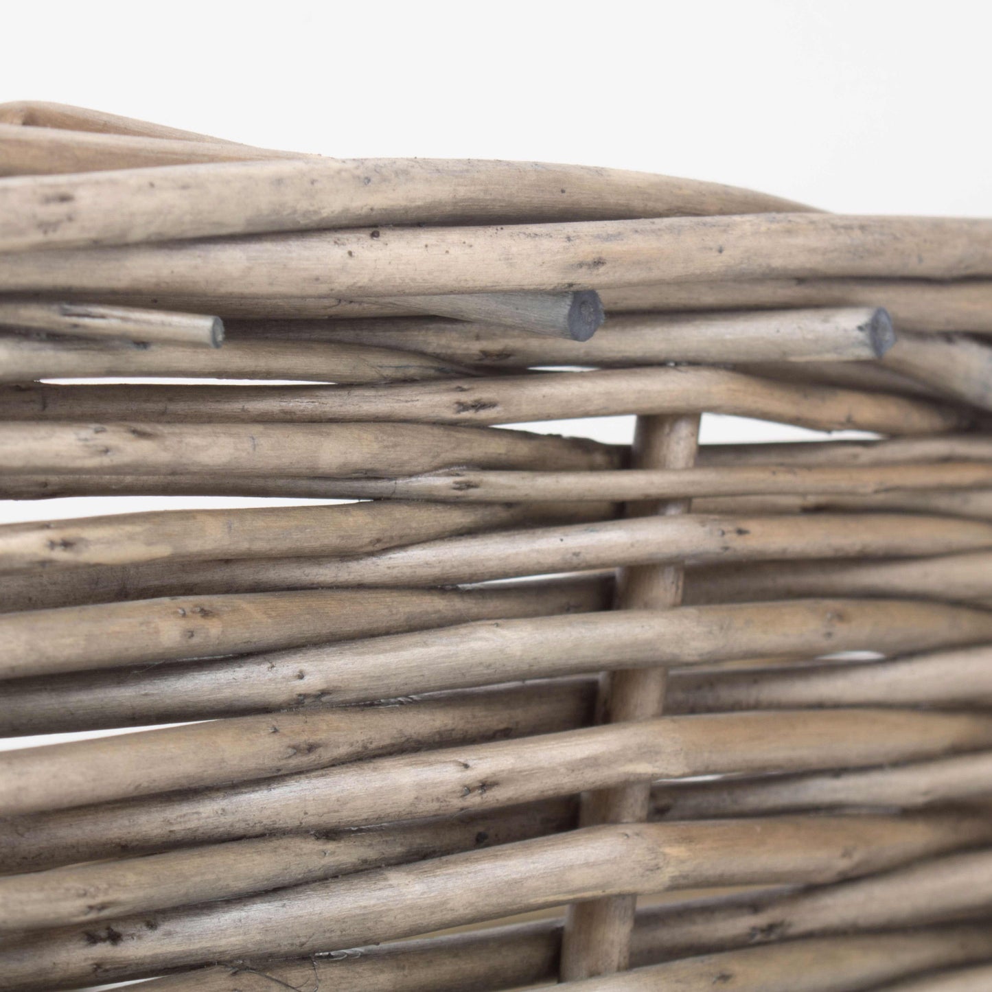 Extra Large Antique Wash Tapered Tray Basket