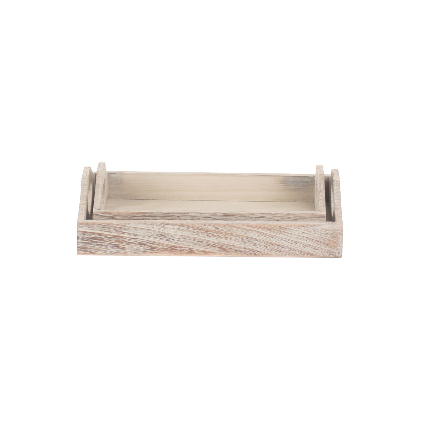 Shallow Heart Cut-Out Tray Set 2