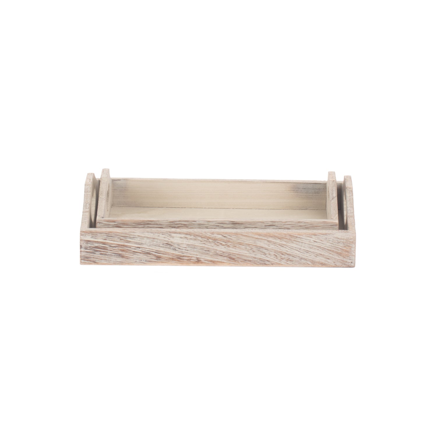 Shallow Heart Cut-Out Tray Set 2