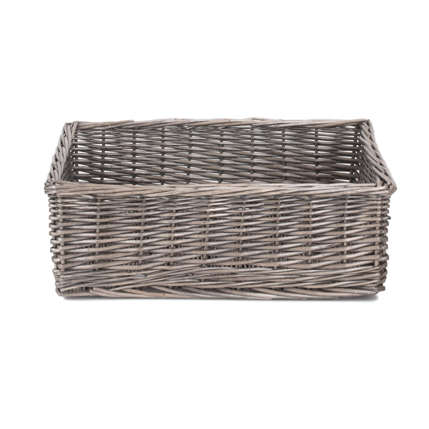 Extra Large Antique Wash Willow Tray Basket
