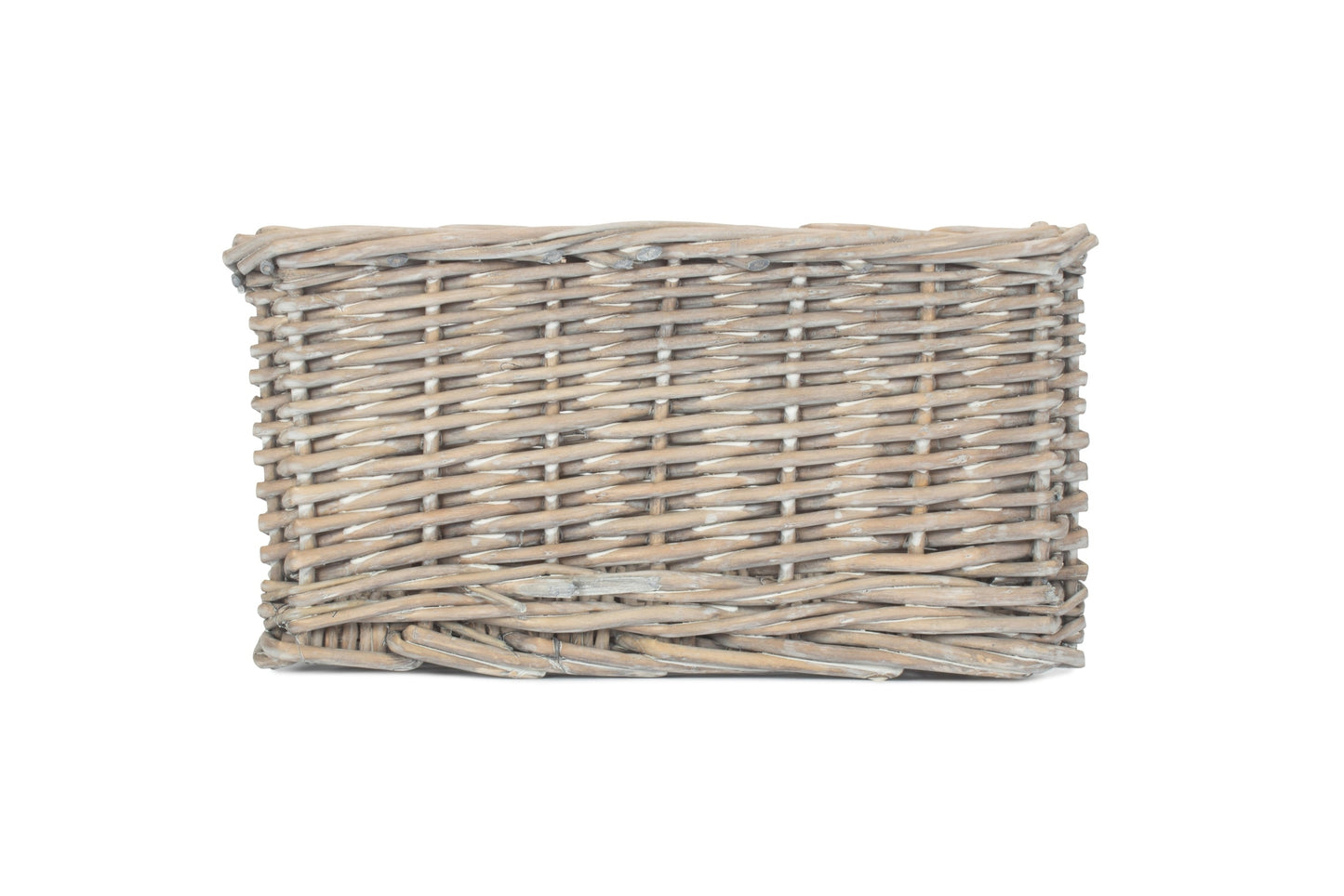 Small Grey Wash Willow Tray Basket
