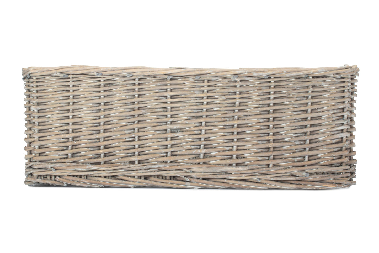 Extra Large Grey Wash Willow Tray Basket