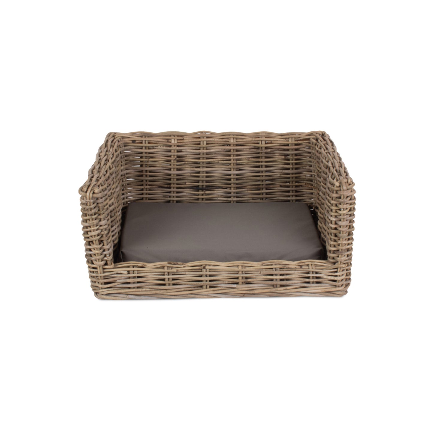 Luxury Rattan Dog Sofa Bed - Small