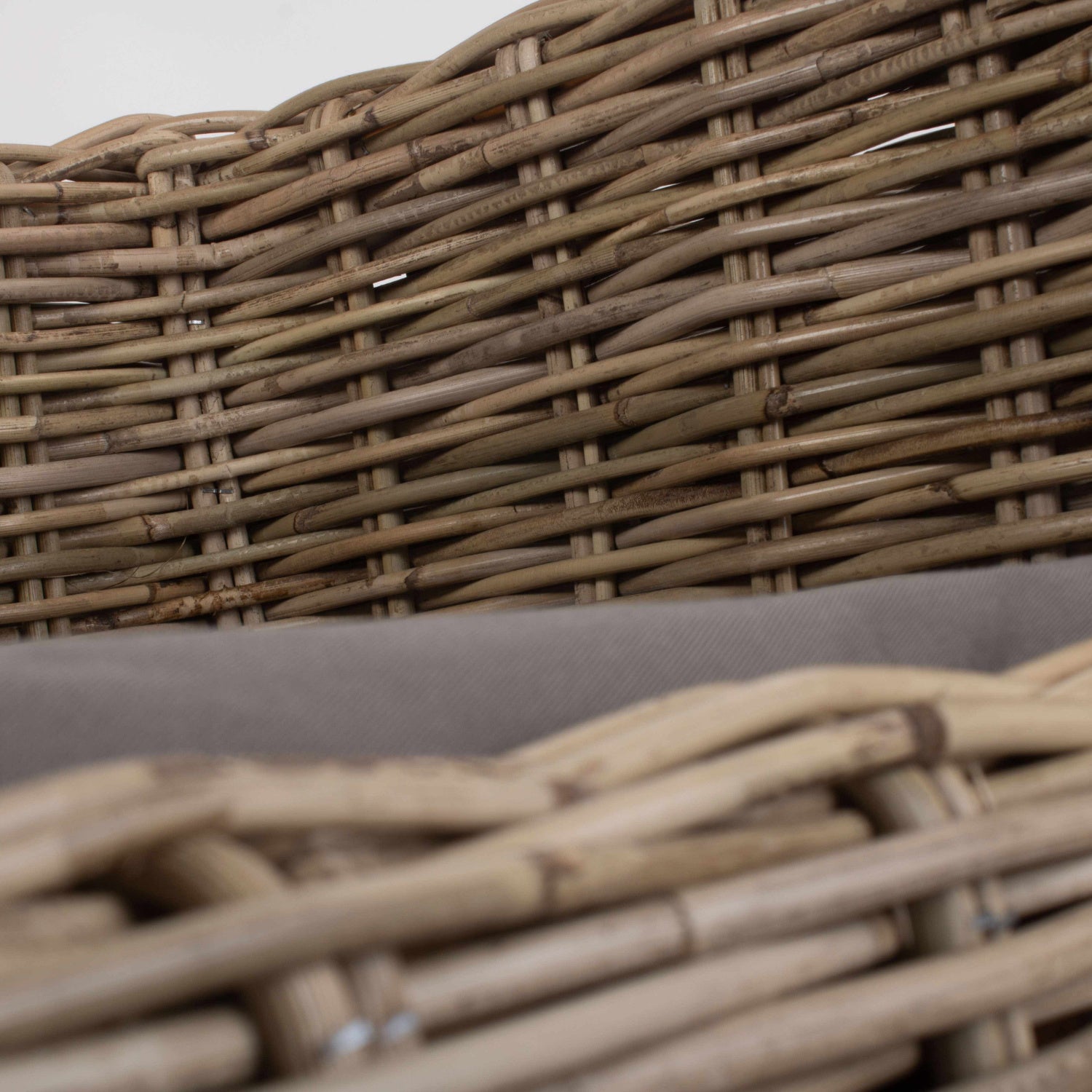 Luxury Rattan Dog Sofa Bed - Medium