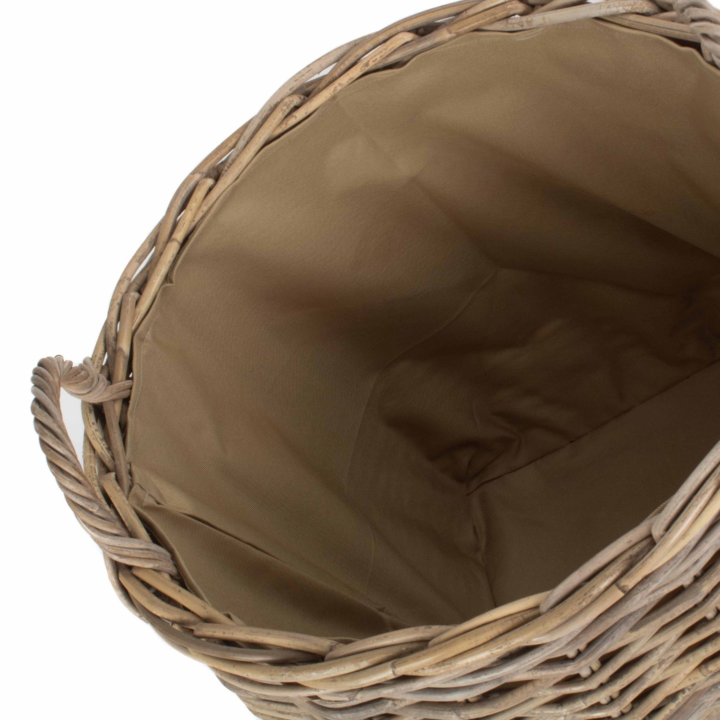Amphora Rattan Log Basket With Cordura Lining
