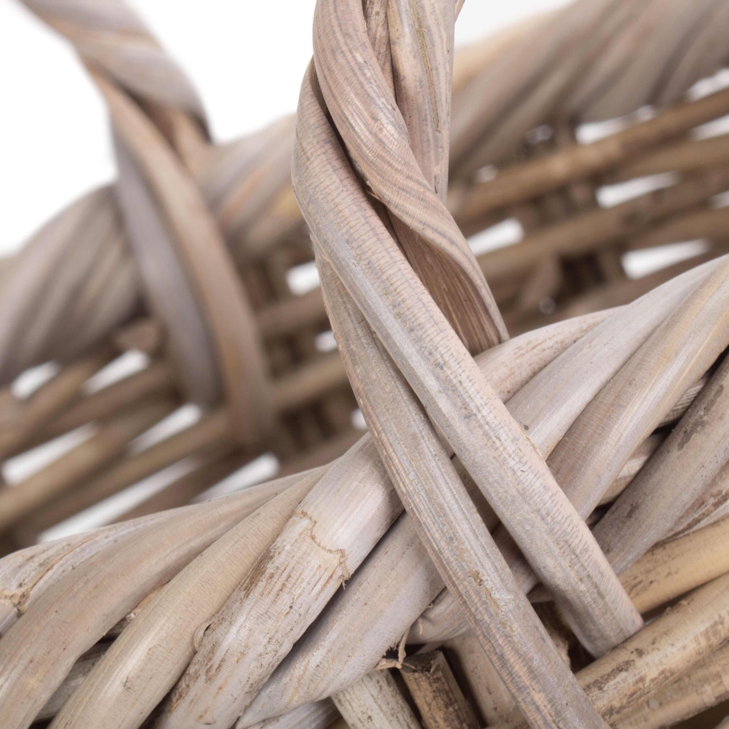 Round Rattan Umbrella Basket