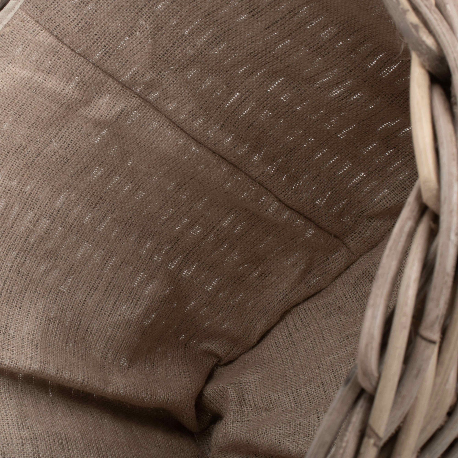Grand Rattan Cordura Lined Log Basket