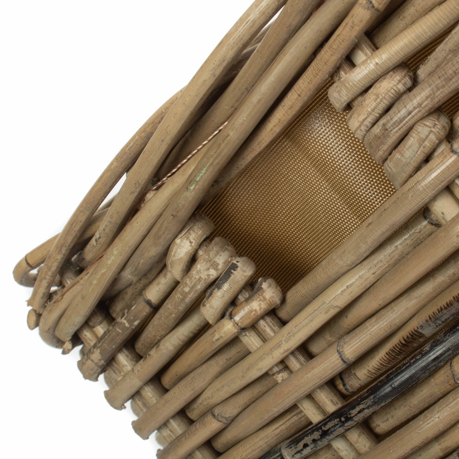 Small Under Bench Basket With Cordura Lining