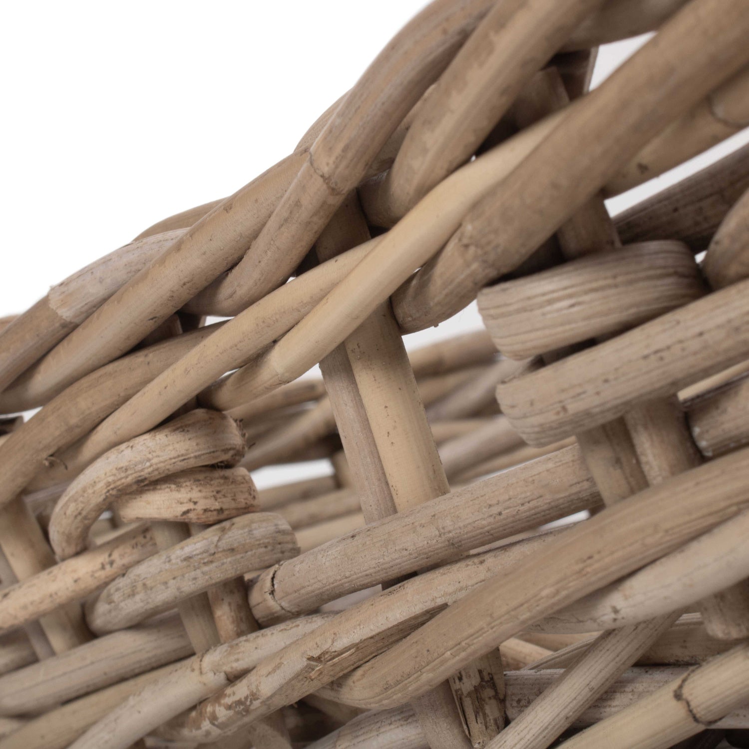 Square Rattan Serving Basket