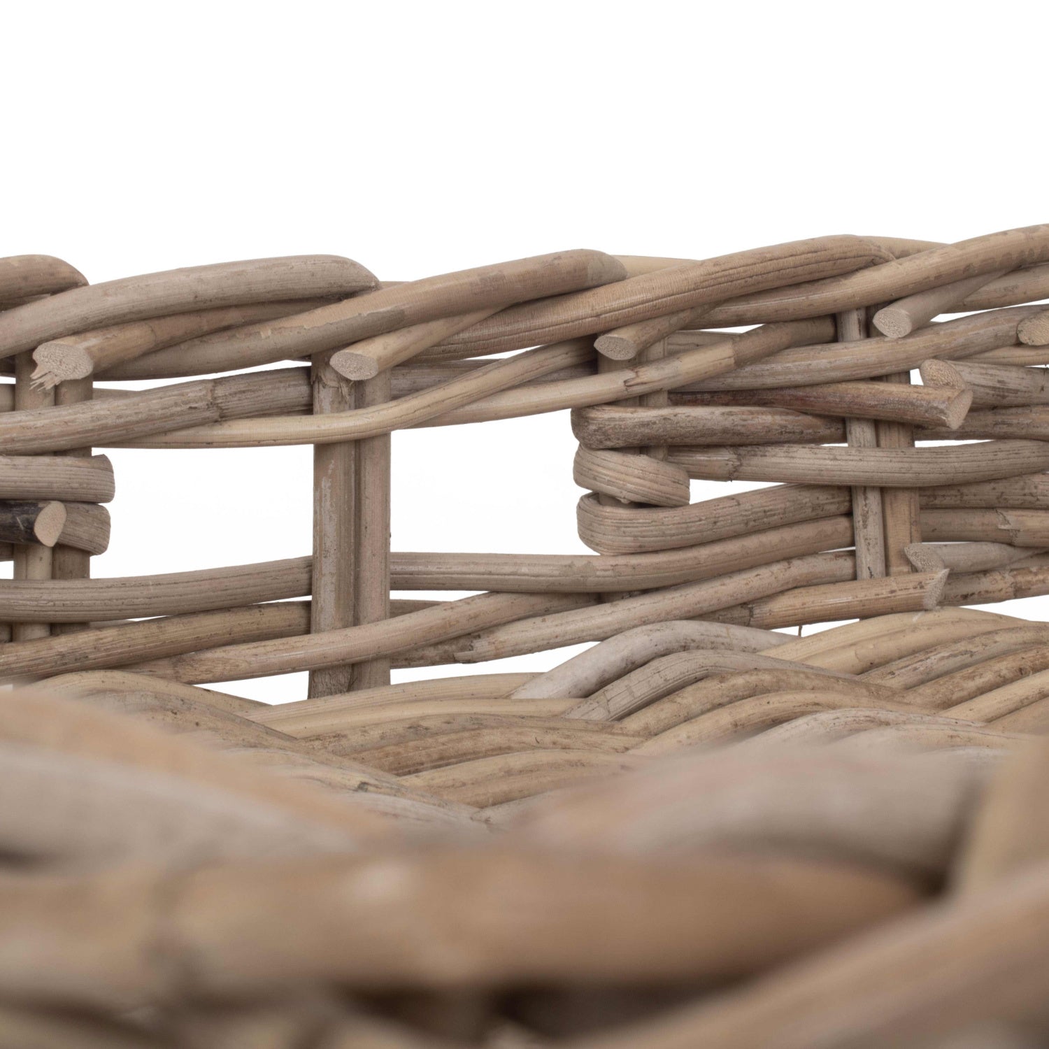 Square Rattan Serving Basket