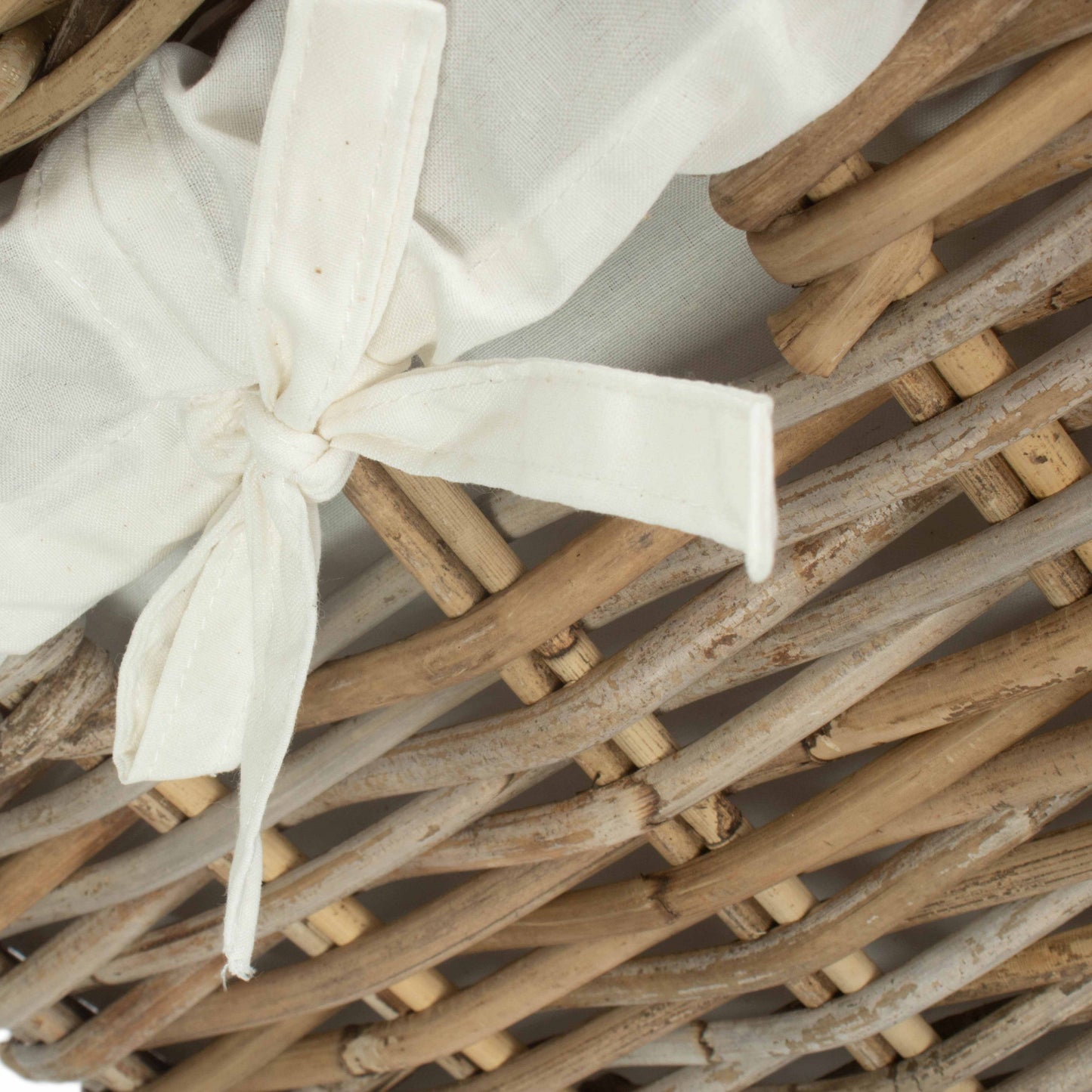 Small Square Rattan Laundry Hamper Basket