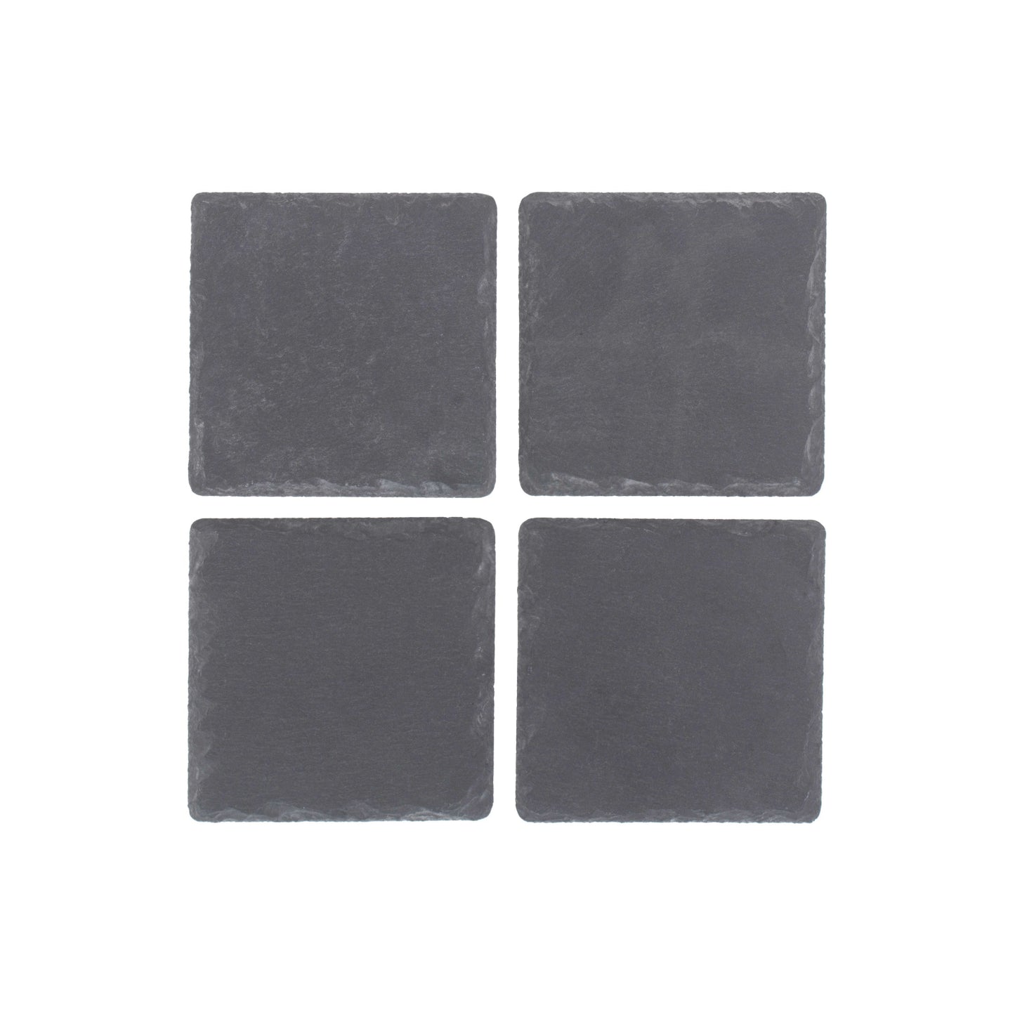 Square Slate Coaster Set 4