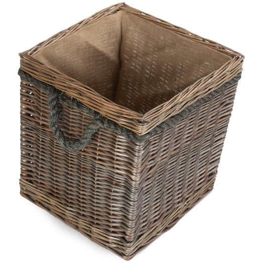 Square Rope Handled Storage Basket