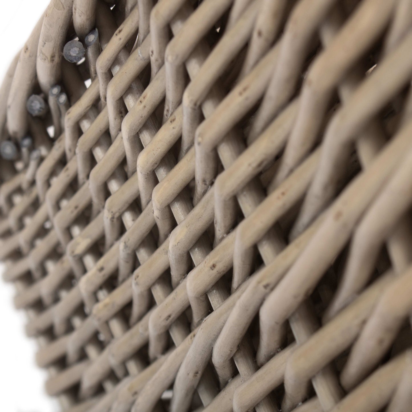 Antique Wash Willow Tapered Storage Baskets Set of 3