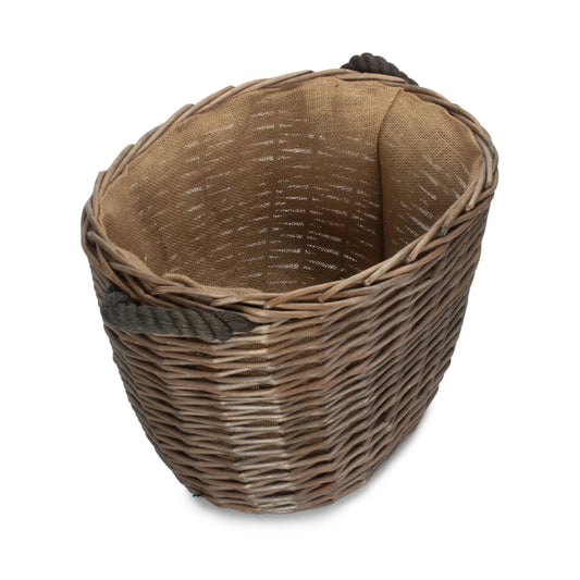 Small Oval Log Basket