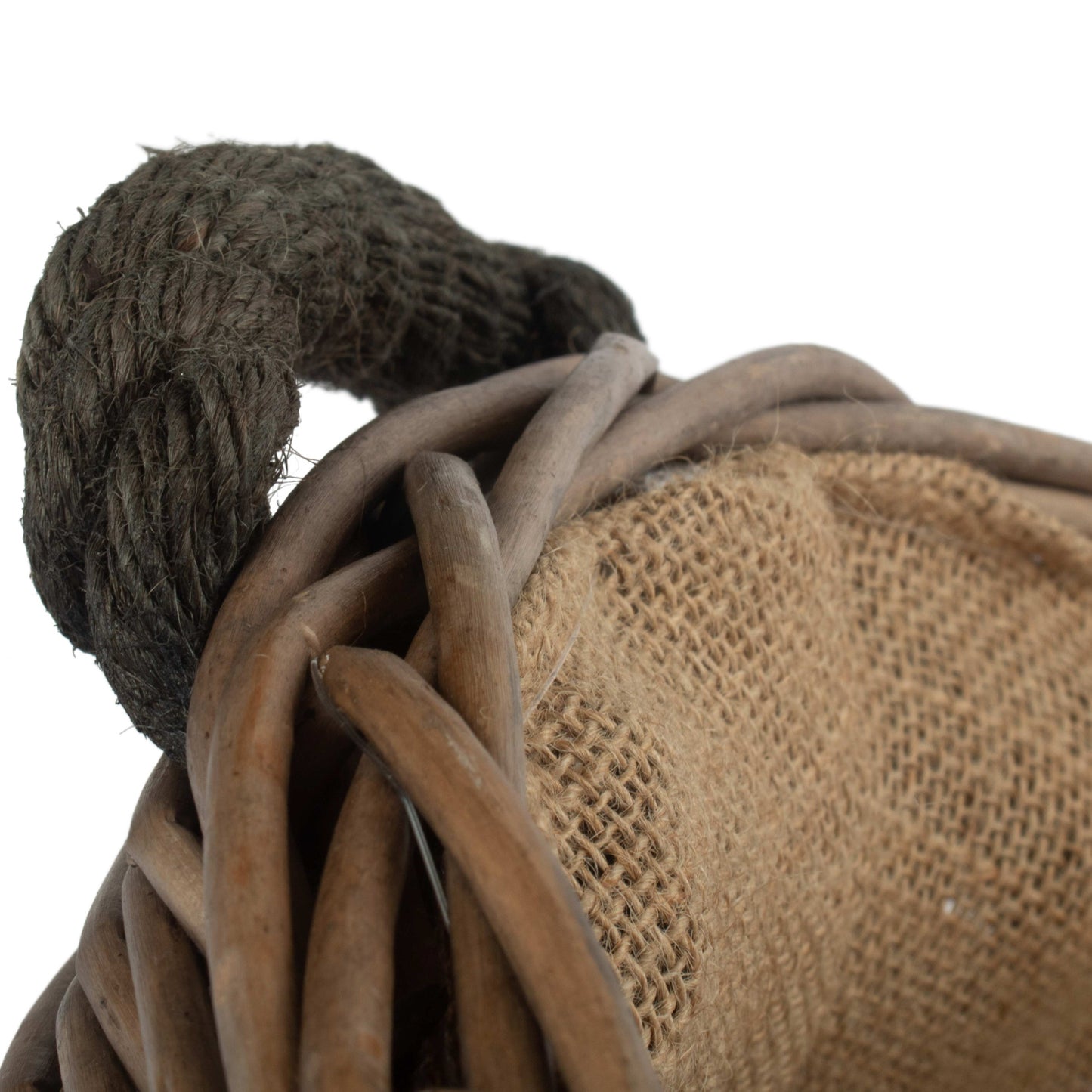 Small Oval Log Basket