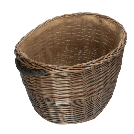 Large Oval Log Basket