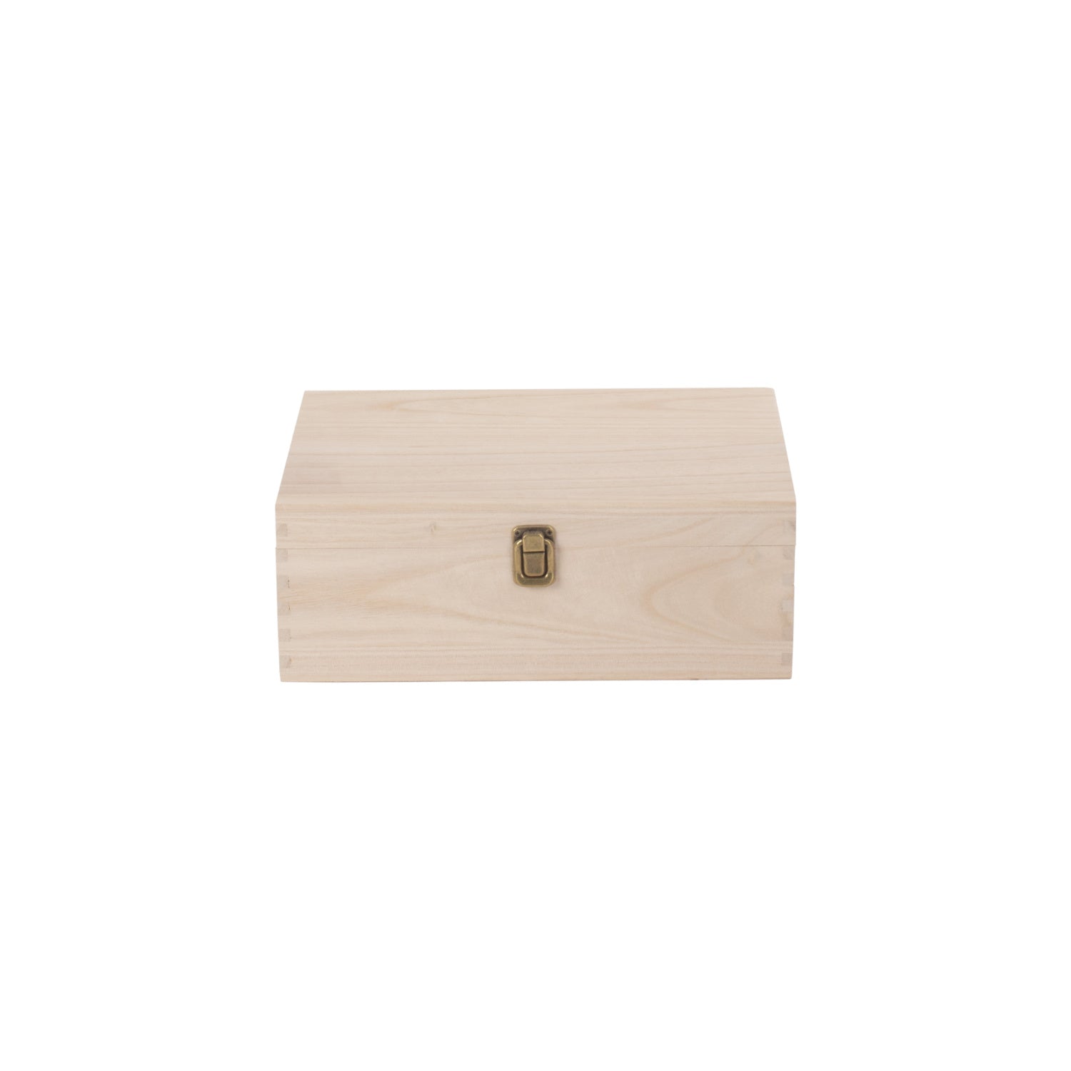 12 Inch Unvarnished Wooden Keepsake Box