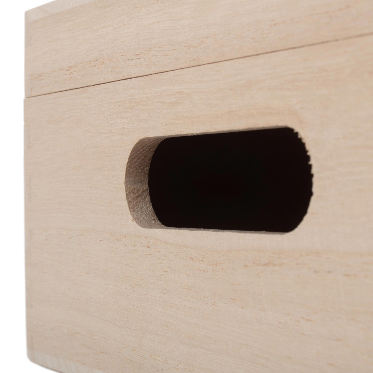 12 Inch Unvarnished Wooden Keepsake Box