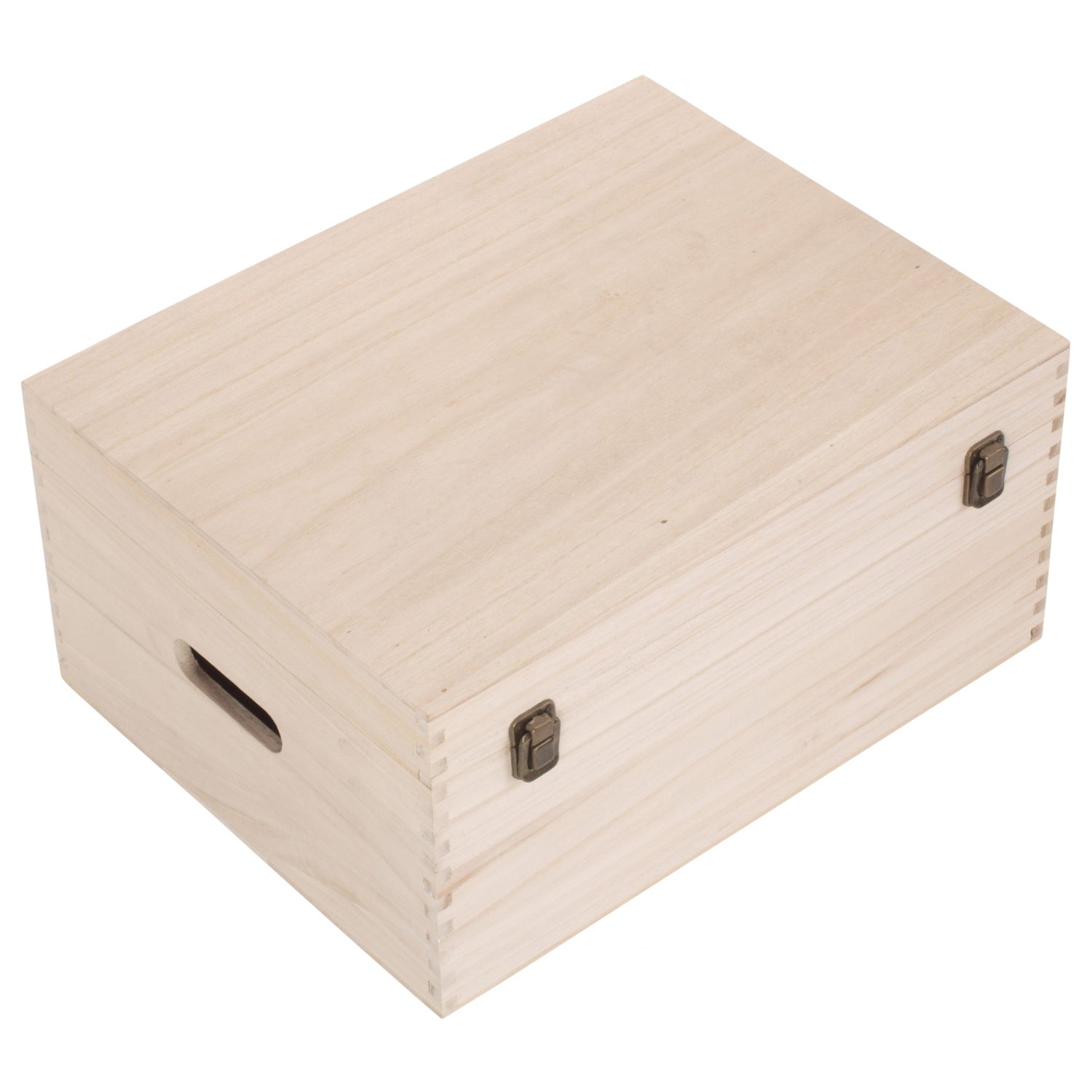 16 Inch Unvarnished Wooden keepsake Box