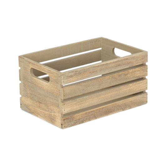 Small Oak Effect Crate