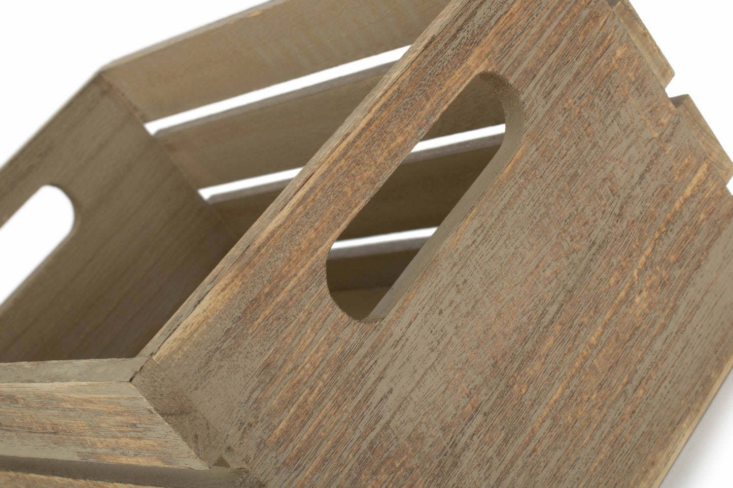 Small Oak Effect Crate