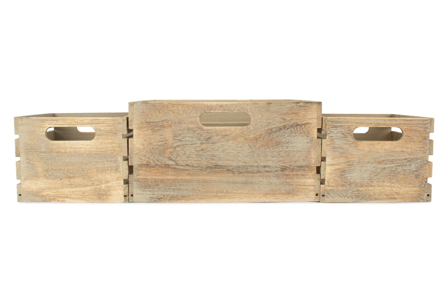 Oak Effect Crate Set 3