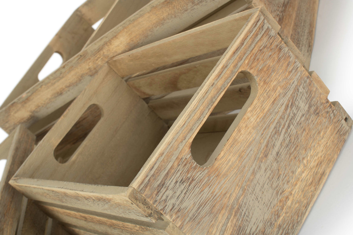 Oak Effect Crate Set 3