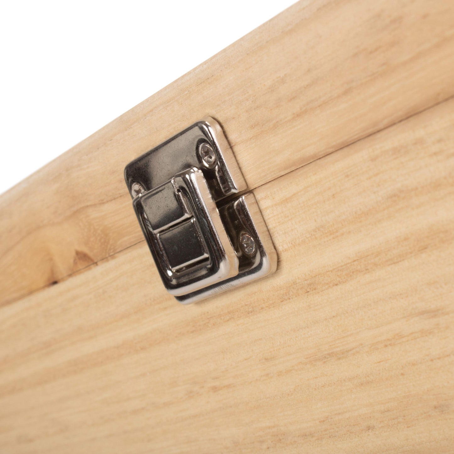 Two Bottle Clear Varnish Wooden Box