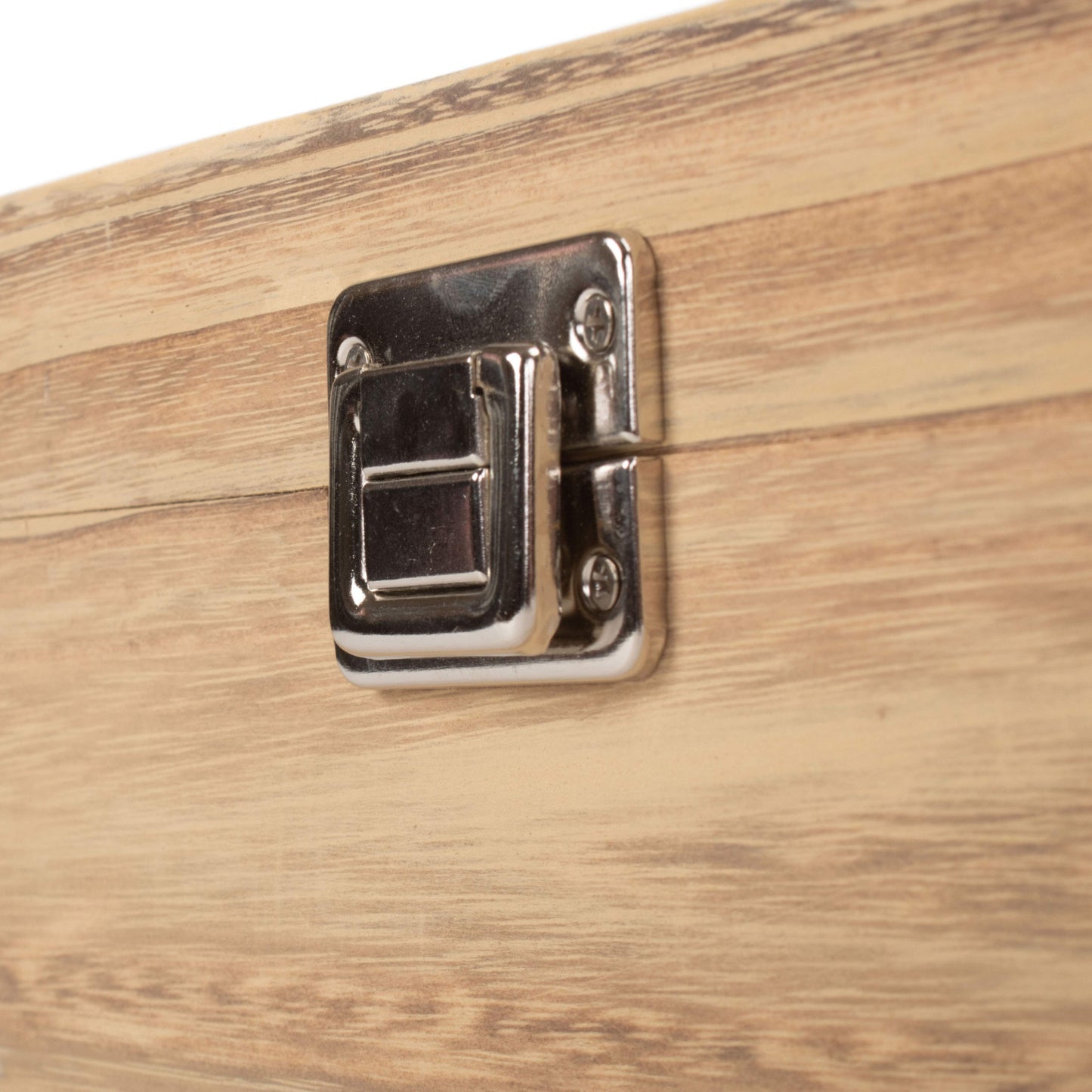 Two Bottle Oak Effect Wooden Box