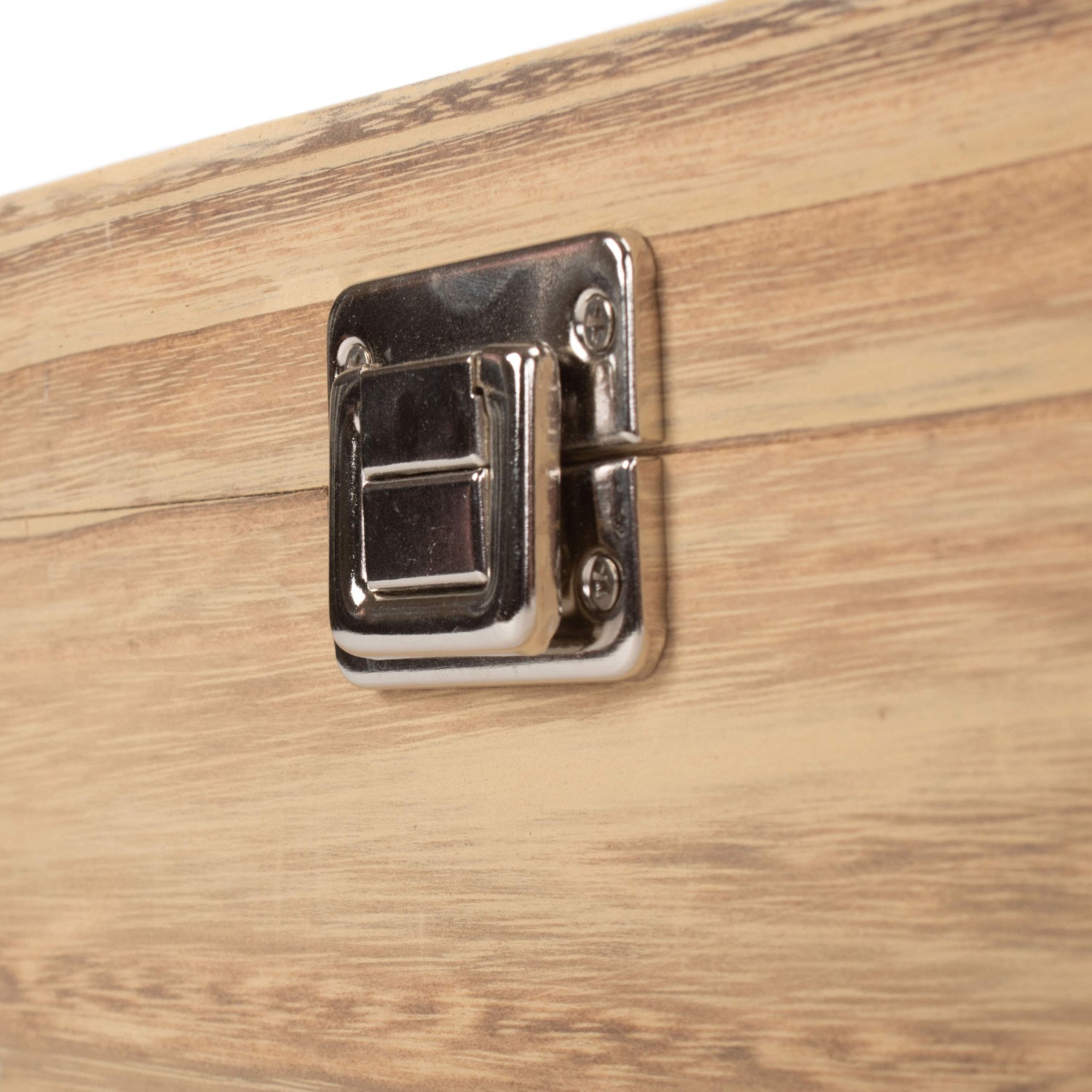 Two Bottle Oak Effect Wooden Box