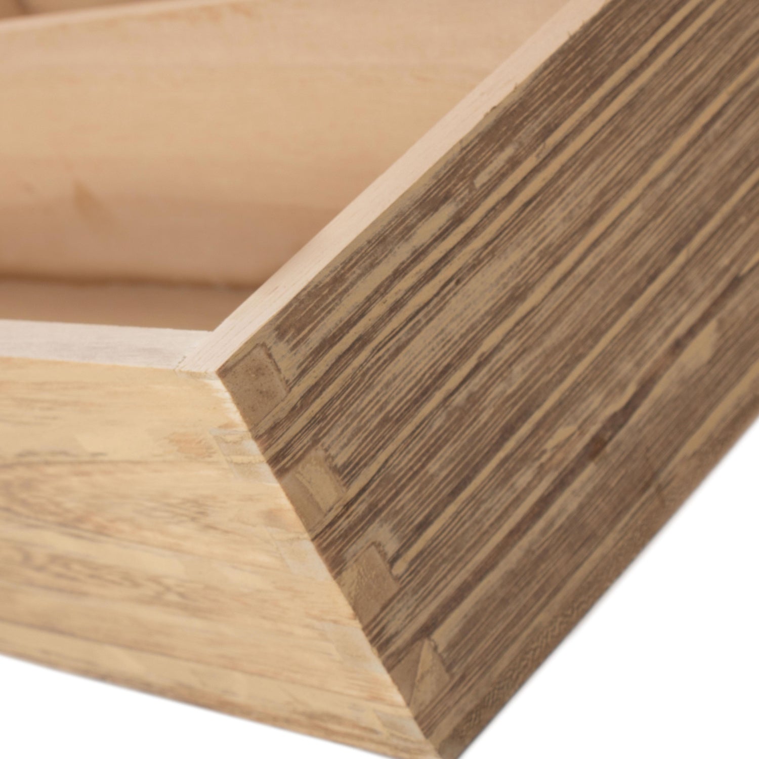 Two Bottle Oak Effect Wooden Box